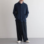 松阪木綿のポケットシャツ #NAVY