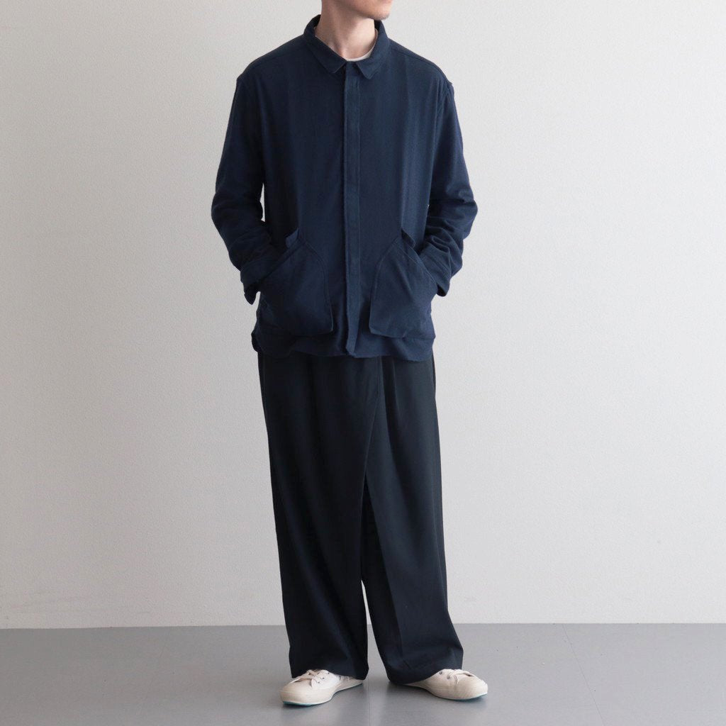 松阪木綿のポケットシャツ #NAVY