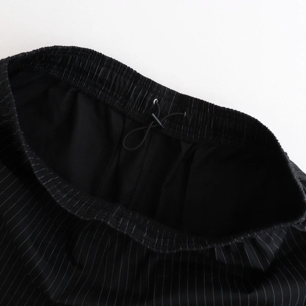 CORPORATE WIDE EASY PANTS #BLACK STRIPE [FSC263-40169B]