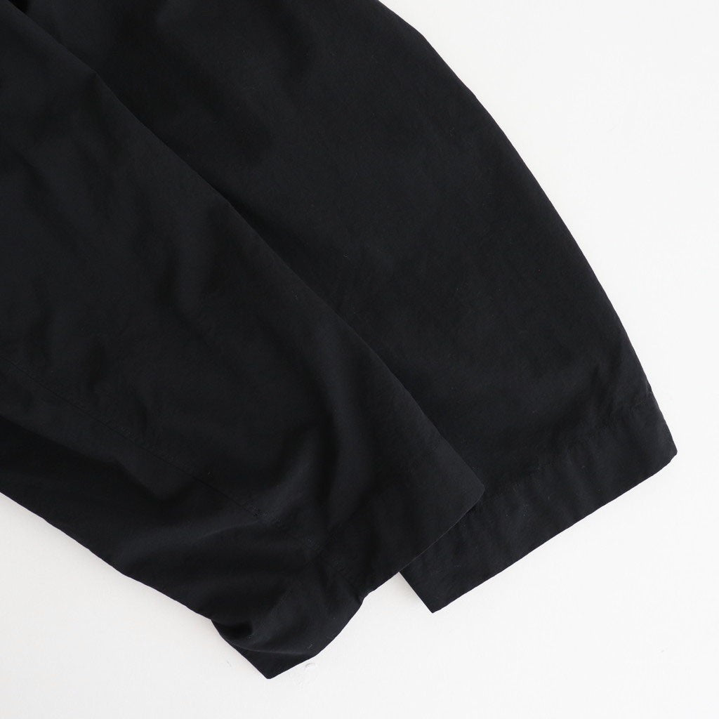 FMSTJK - ナイロンタッサー ガーメントダイ ショートモッズコート #95 Black [SN_FR1002JK]