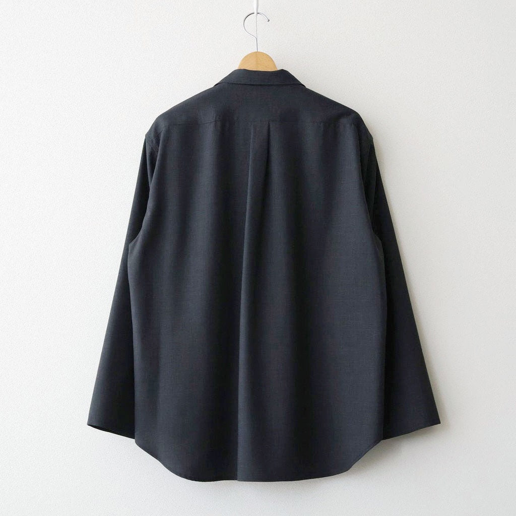 Wool Lounge Shirt #Dark Gray [OFH010SH21]
