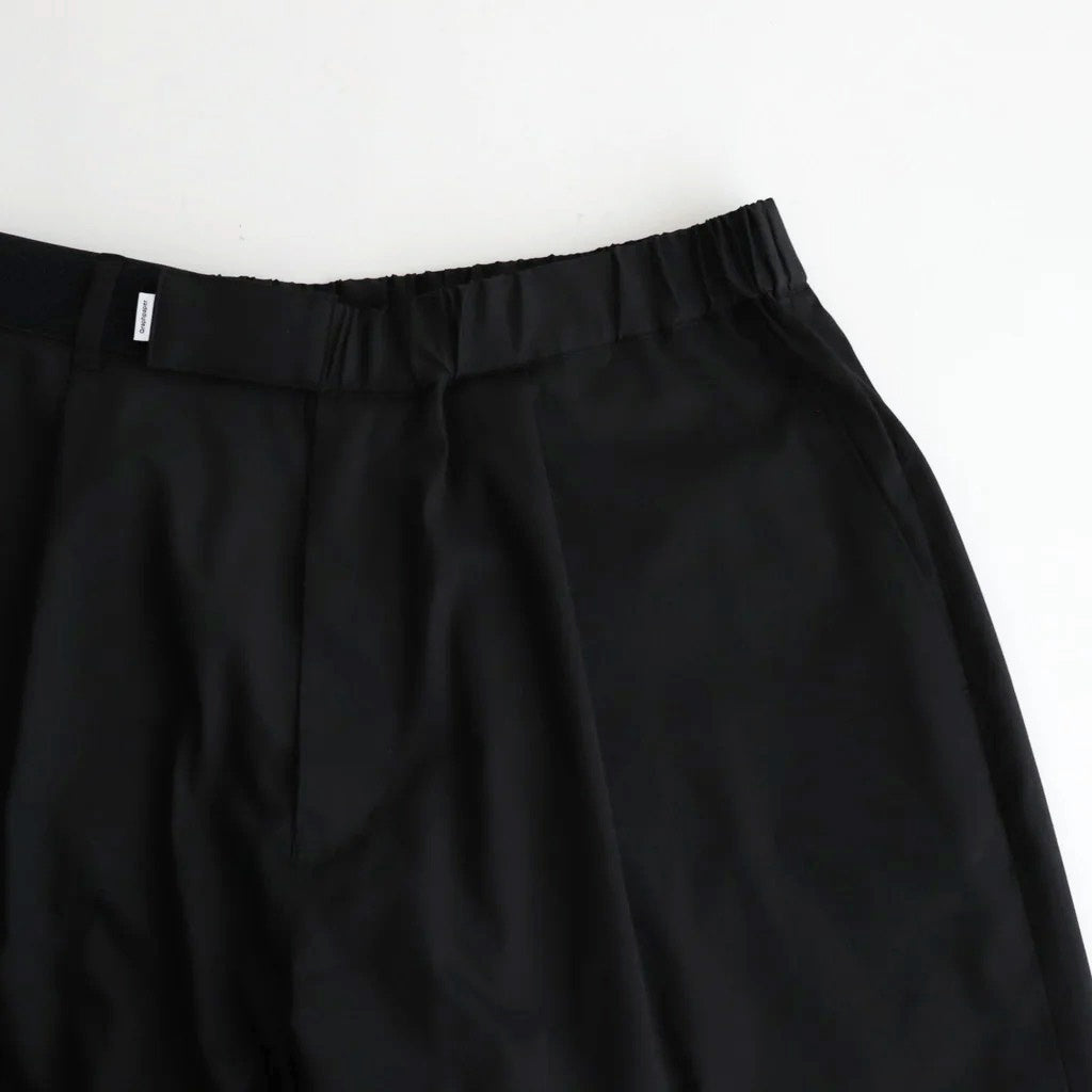 Solotex Twill Wide Chef Shorts #BLACK [GM261-40164B]