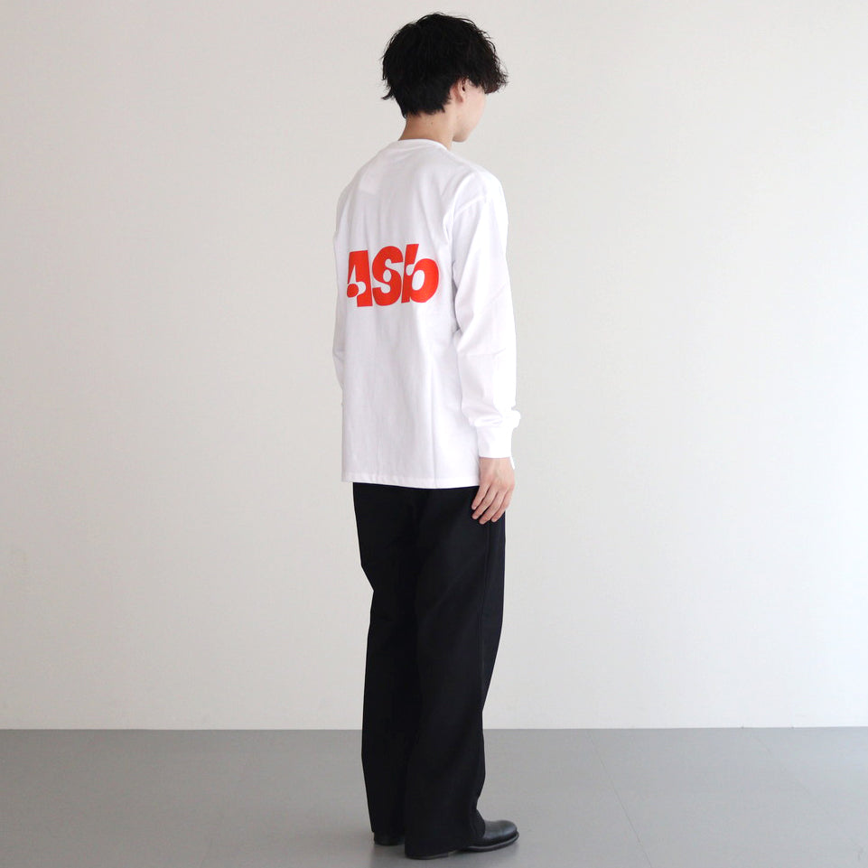 AS×FS CORPORATE L/S TEE “Asb” #WHITE [FSC243-70193AS]