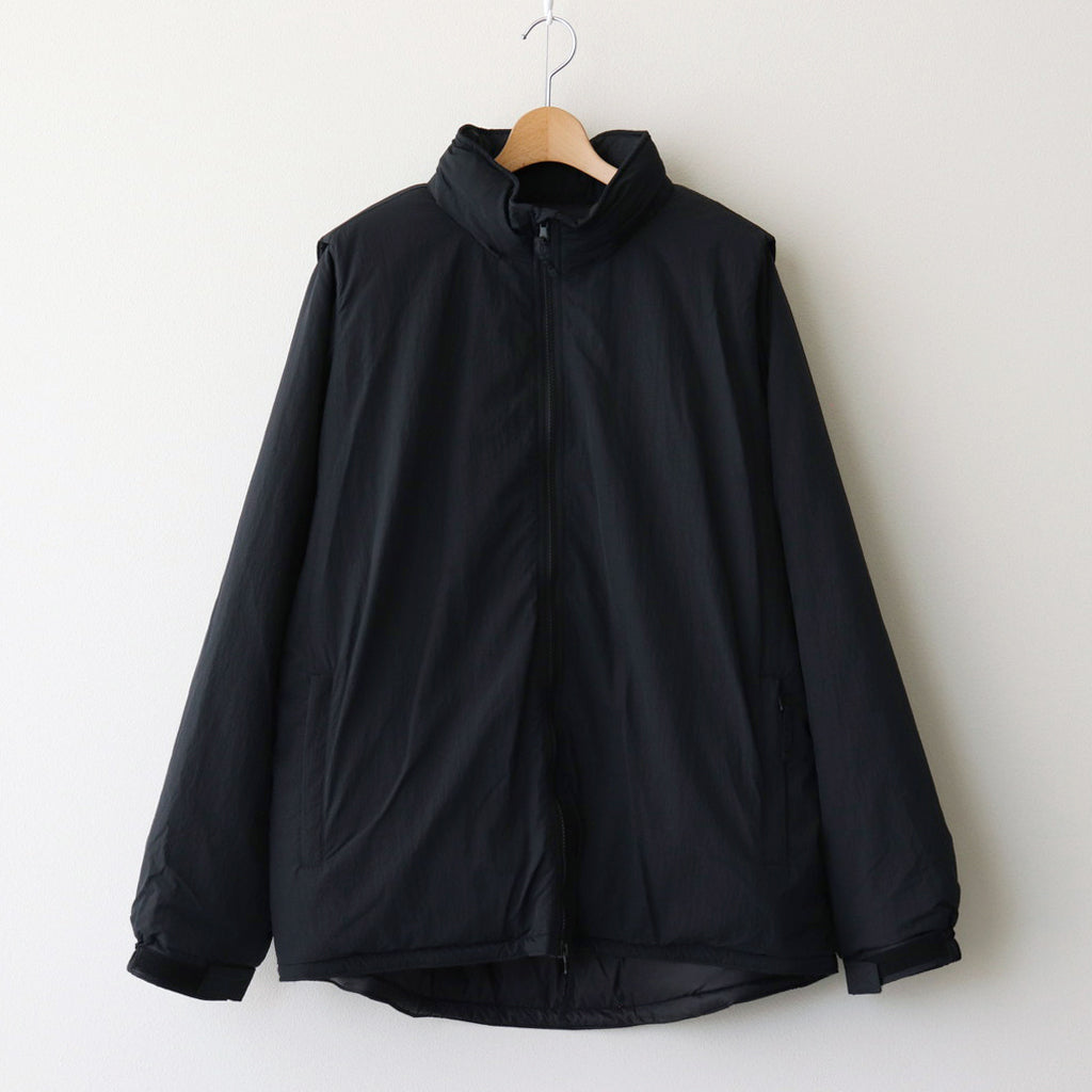 DETACHABLE MILYTARY BLOUSON #BLACK [YK24FW0767B]