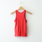 Gauze Teleco Tank Top #RED [I26SS-CUT1]