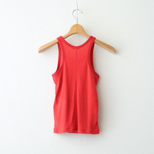 Gauze Teleco Tank Top #RED [I26SS-CUT1]