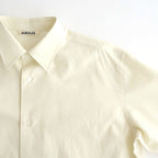 WASHED FINX TWILL SHIRT #VANILLA [A26SS04TN]