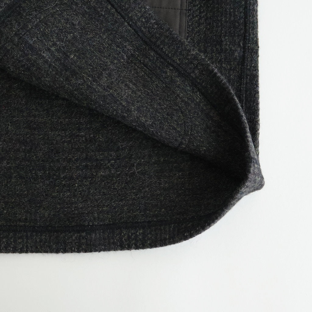 シェットランド杢グレンチェックジャケット #GRAY [HP-T022-051]