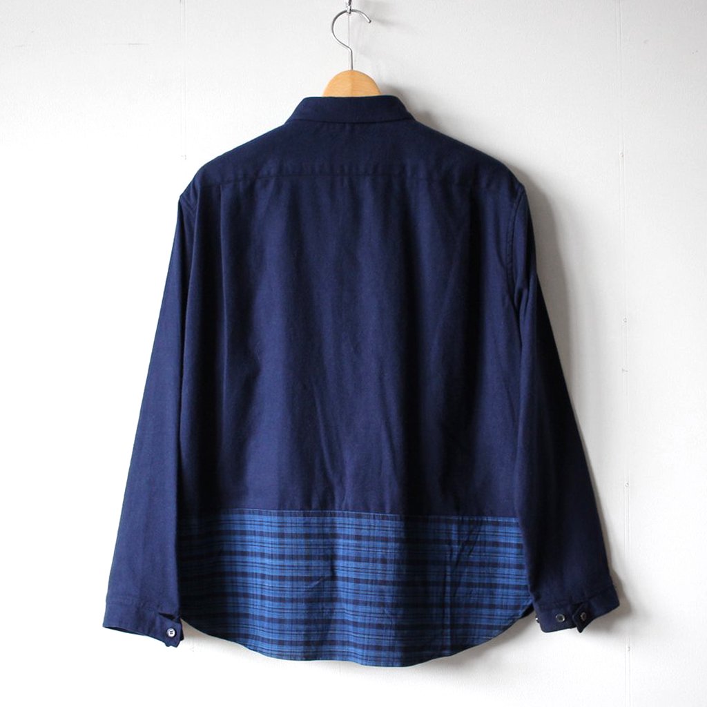 松阪木綿のポケットシャツ #NAVY