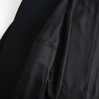 WOOL CASHMERE RAGLAN SLEEVE BALMACAAN COAT #BLACK [ST.1535]