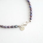 TWNKL PEARL BRACELET #BLACK [SL019]