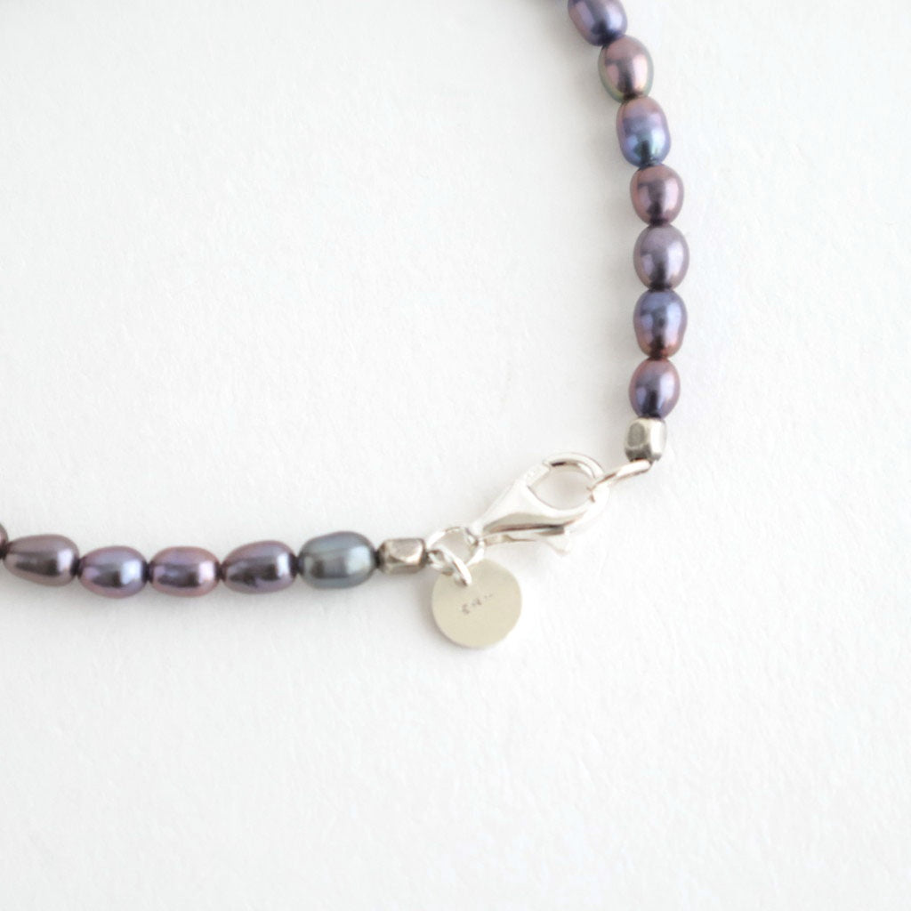 TWNKL PEARL BRACELET #BLACK [SL019]