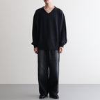 V Neck P/O #CHARCOAL [2503-005]