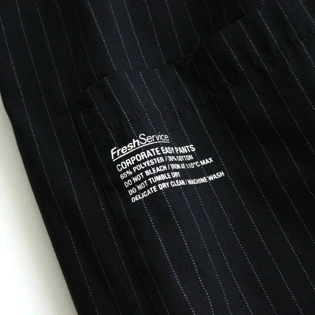 CORPORATE EASY PANTS #BLACK STRIPE [FSC263-40168B]