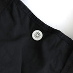 綿ナイロンリップパッチワーク トートバッグ #BLACK [HO-K203-051]