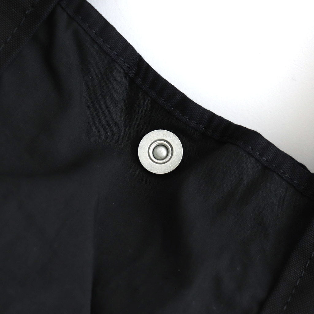 綿ナイロンリップパッチワーク トートバッグ #BLACK [HO-K203-051]