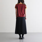 Stripe Uniform T-Shirt #BORDEAUX [I26SS-BC16]