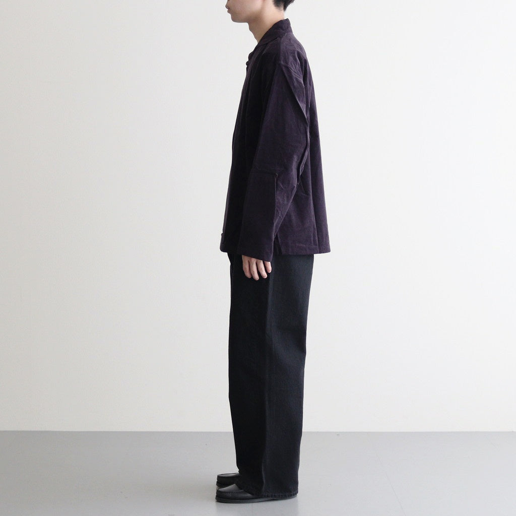 CORDUROY SMOCK SHIRT #NAVY [H2302-SH018]