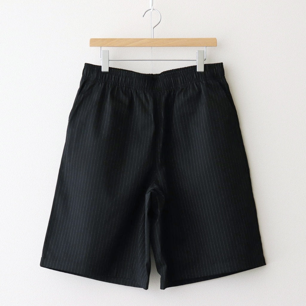 CORPORATE EASY SHORTS #BLACK STRIPE [FSC251-40039B]