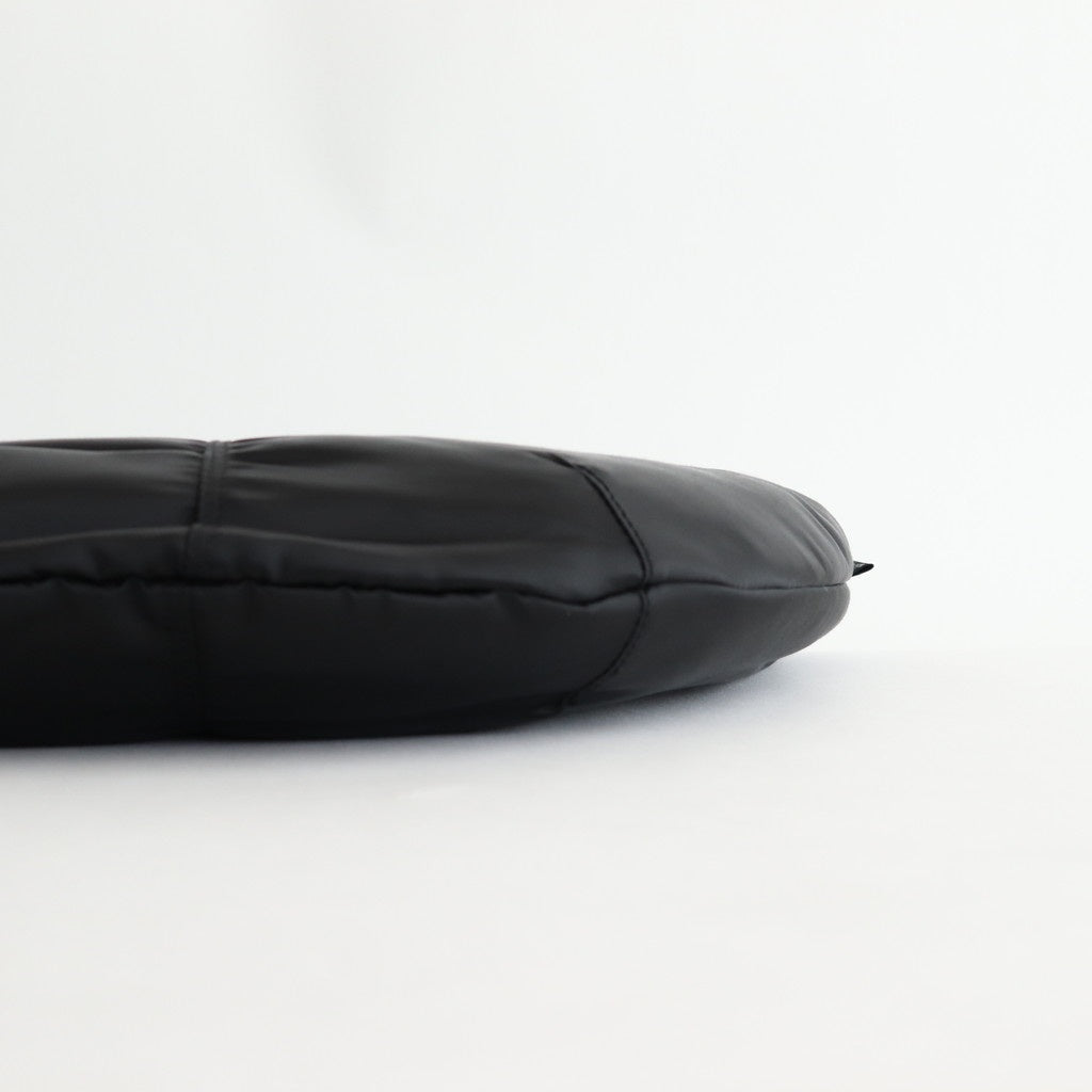 綿ナイロンダブルツイルショルダーバッグ #BLACK [HP-K204-051]