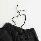 VIS/LI BRIGHT TWILL CARGO SHORT TROUSERS #BLACK [ST.1458]