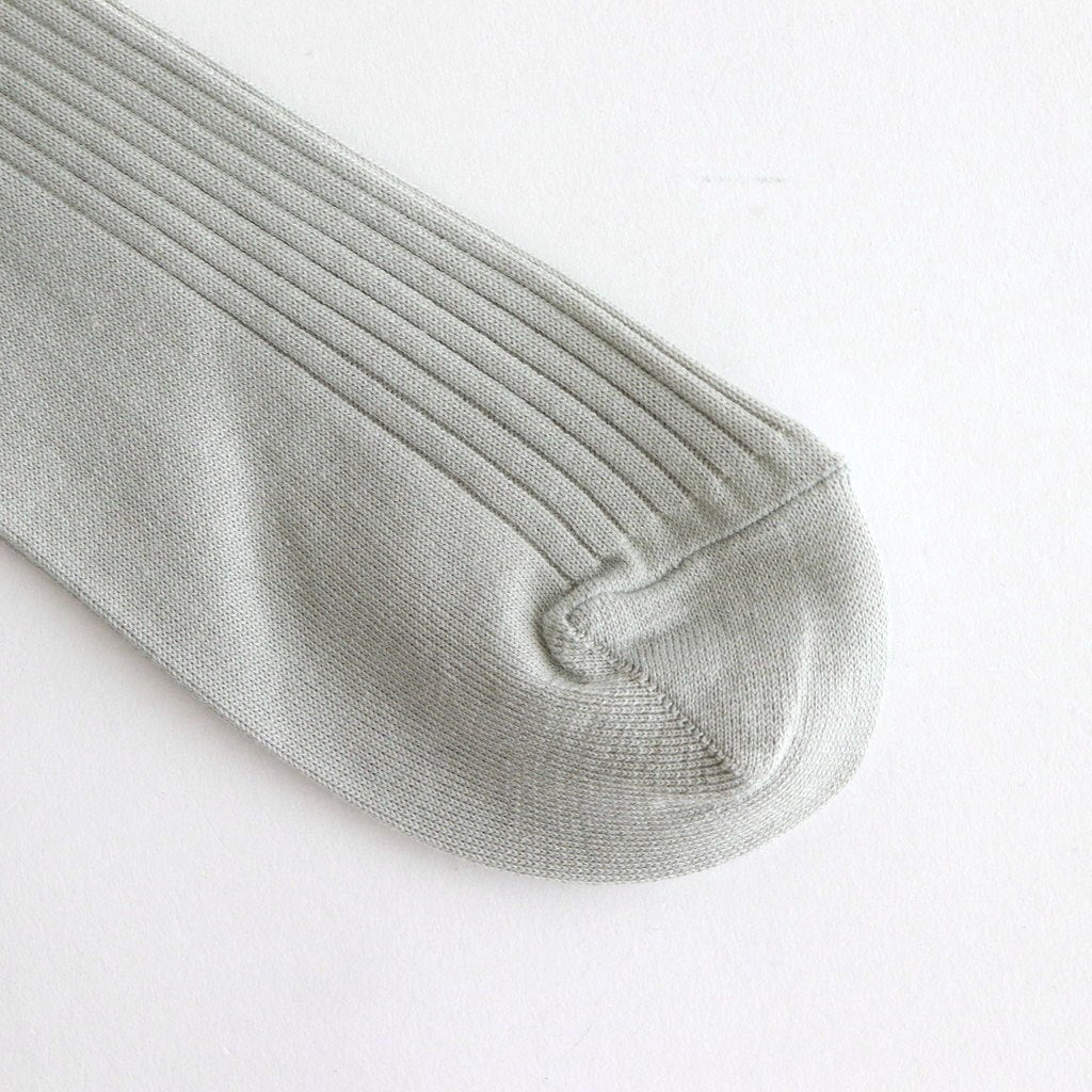 GIZA HIGH GAUGE SOCKS #PALE GREEN [A00S02SX-M]
