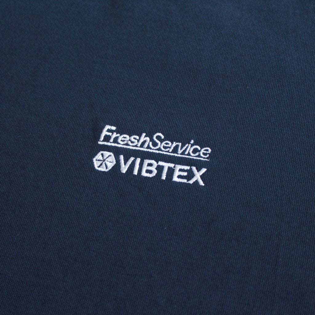 VIBTEX for FreshService L/S CREW NECK TEE #NAVY [FSC244-70177B]