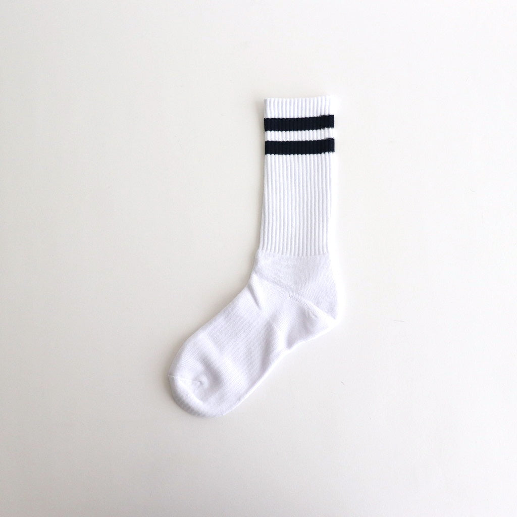 2-PACK LINE CREW SOCKS #NAVY [FSP244-90095]