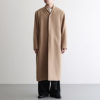 NHLCT｜ベビーラムウールダブルクロス ショールコート #CAMEL [A9-NC072CT]