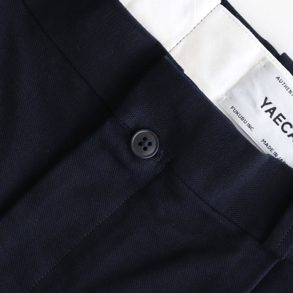 chino tuck straight #navy [15635]