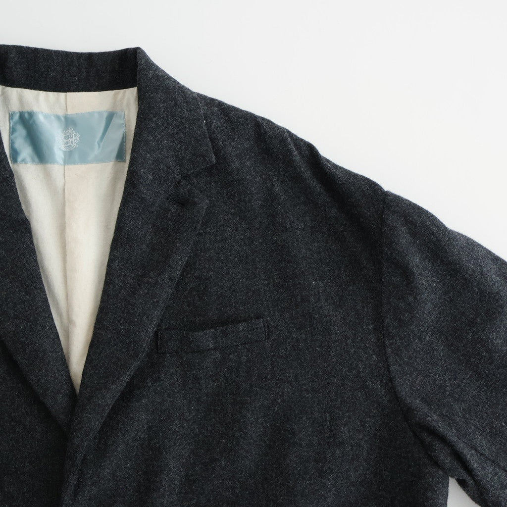 縮絨ウール2WAYカラーJK #CHARCOAL GRAY [D225-J332]