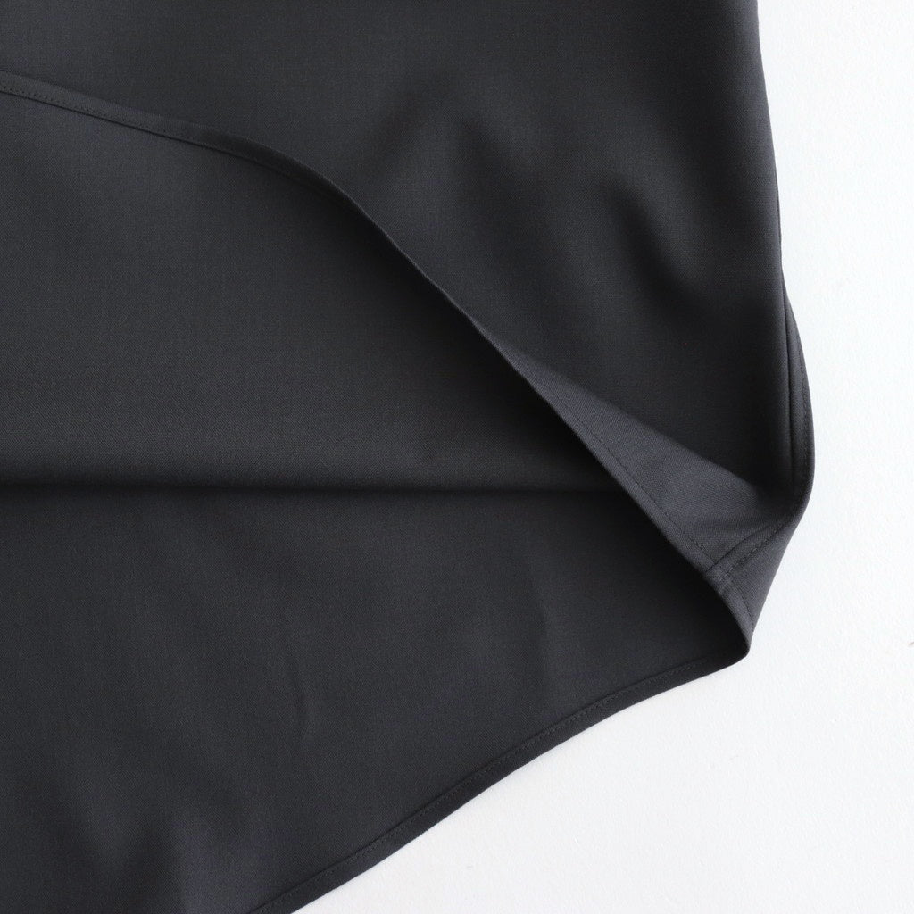 Extra Fine Wool L/S Oversized Regular Collar Shirt #GRAY [GM251-50092B]