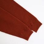 Women's Cable C/N Cardigan #BRICK [2503-021]