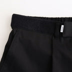 Solotex Twill Wide Chef Shorts #BLACK [GM251-40328B]