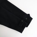 Melton Big Balmaccan Coat #BLACK [YK25FW01033C]