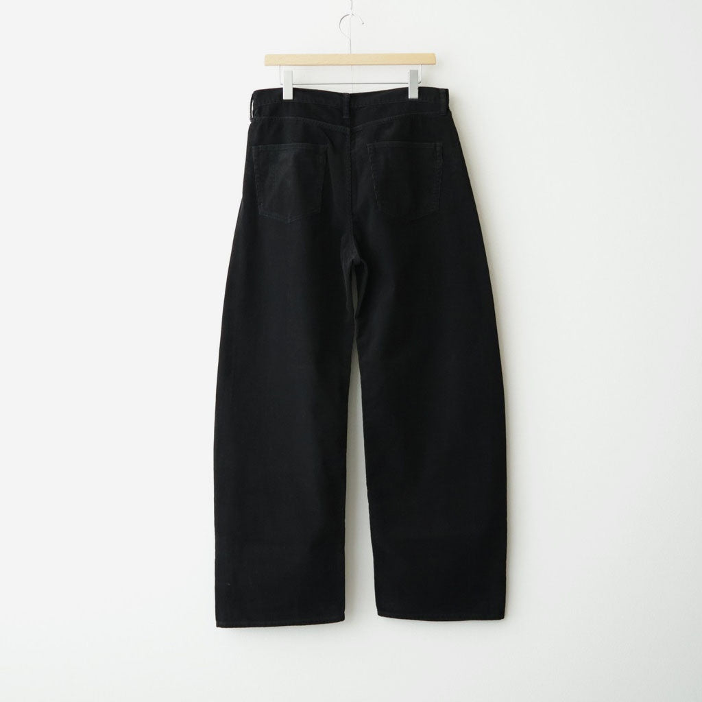VINTAGE CORDUROY ROUND PANTS #BLACK [ST.1573]