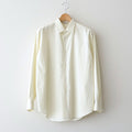 WASHED FINX TWILL SHIRT #VANILLA [A26SS04TN]