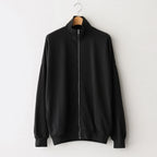 SUPER HIGH GAUGE SWEAT ZIP CARDIGAN #BLACK [A25SC02CU]