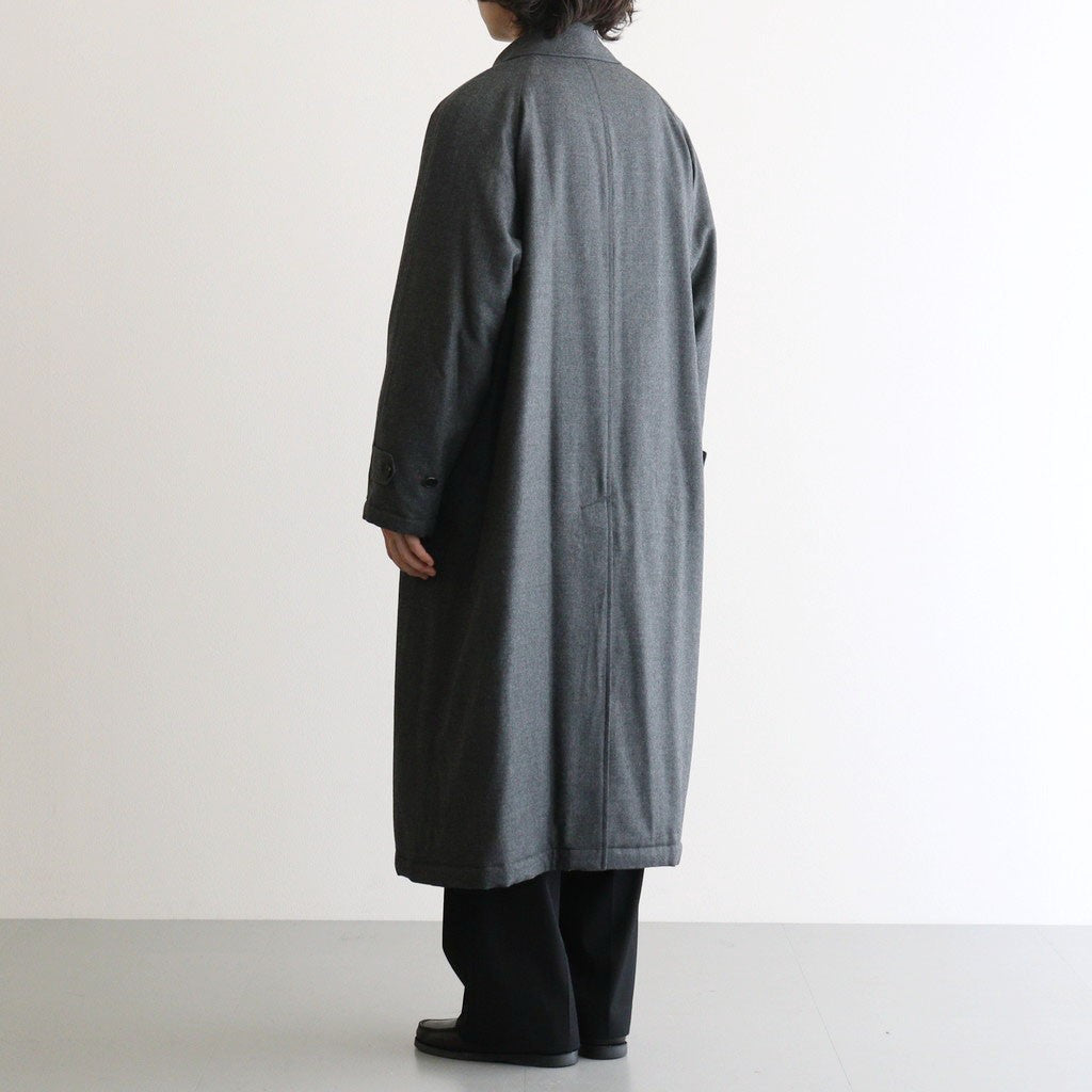 SUPER LIGHT WOOL PADDED COAT #TOP CHARCOAL [A26AC01OS]