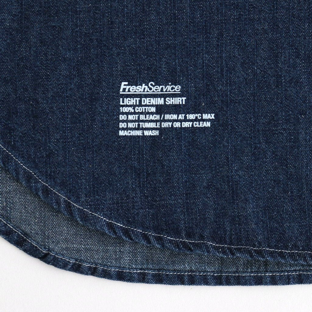LIGHT DENIM S/S SHIRT #DARK FADE [FSC252-50046]
