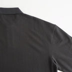 Cotton Pique Jersey L/S Polo #CHARCOAL [GM261-70417]