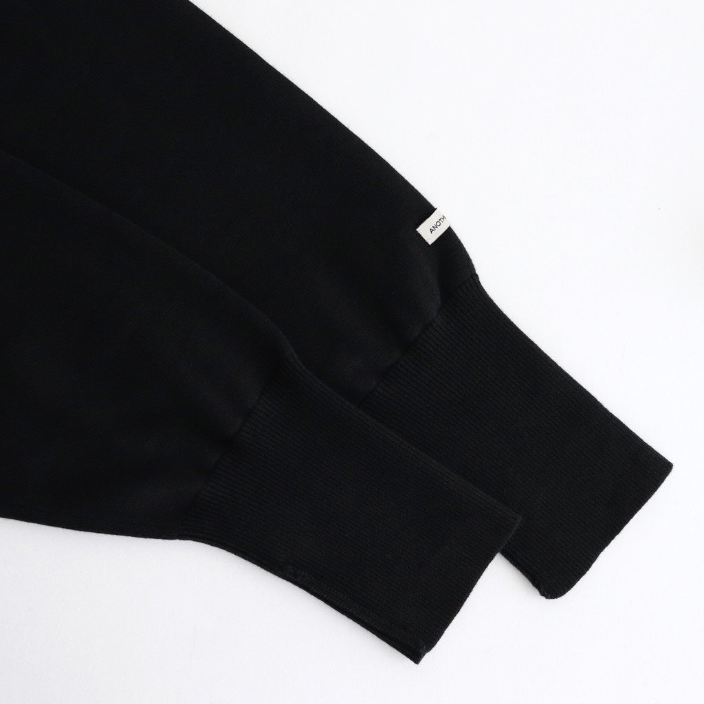 Scape Knit Polo Cardigan #Black [AODFKN305]