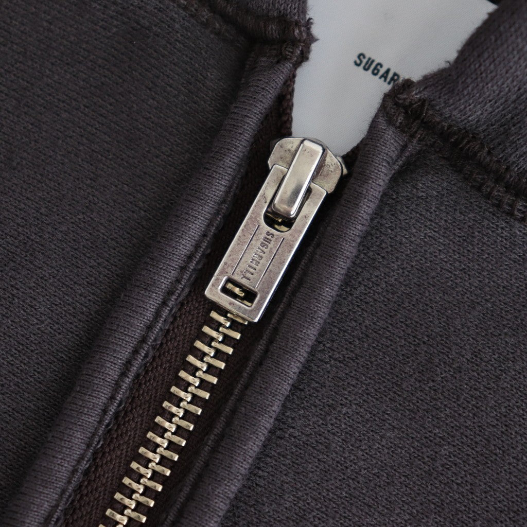 HALF ZIP HOODIE #PURPLE [25330901]