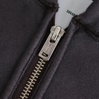 HALF ZIP HOODIE #PURPLE [25330901]