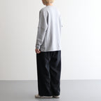 ランダムバックパイルドルマンロンT #HEATHER GRAY [D224-T1005]