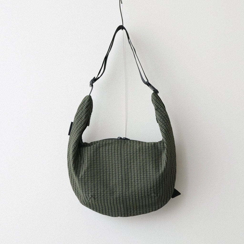 COMME des GARCONS グリッドチェック ショルダーバッグ エステルグリッドチェック ショルダーバッグ #KHAKI [HQ-K202-051