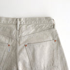 WESTERN DOUBLE KNEE PANTS WIDE CUT #GRAY WHITE [2541000409]