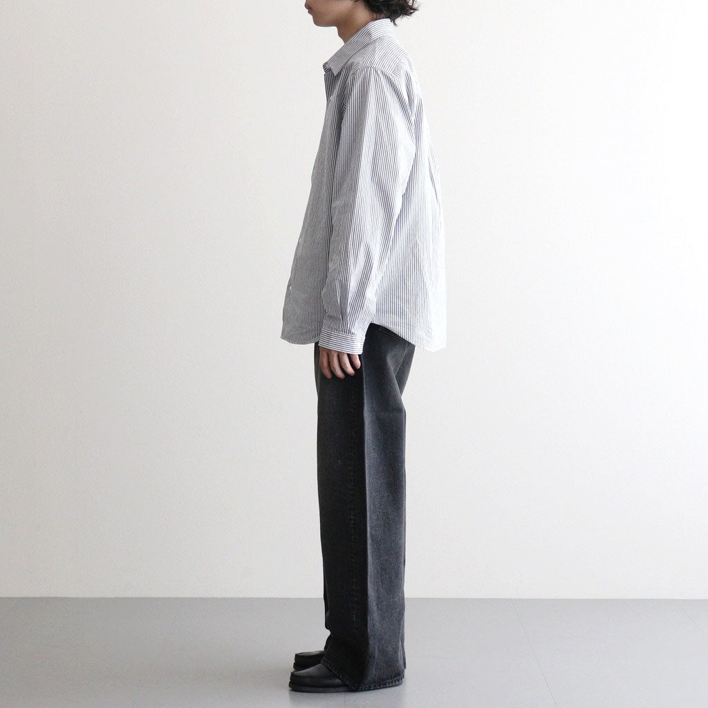 ROUND DENIM PANTS #BLACK [ST.1572]