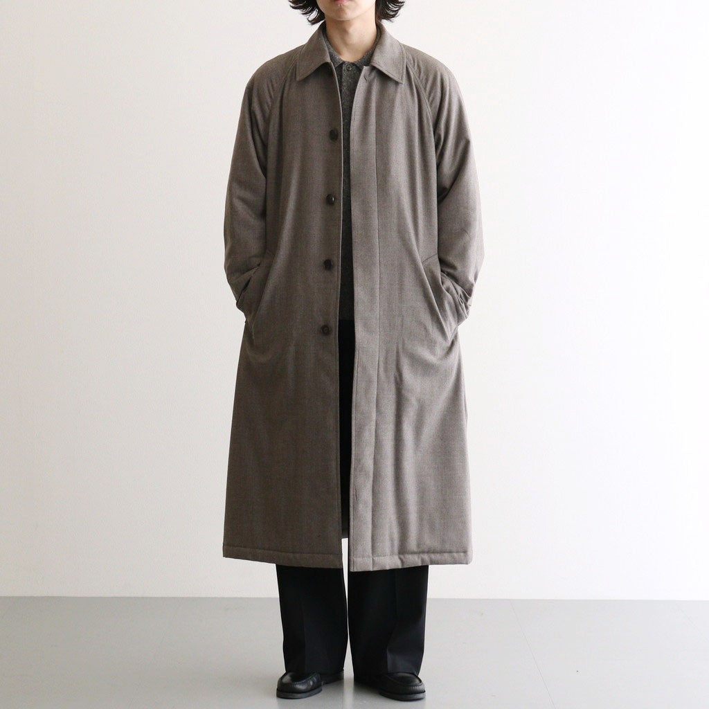 SUPER LIGHT WOOL PADDED COAT #TOP BROWN [A26AC01OS]