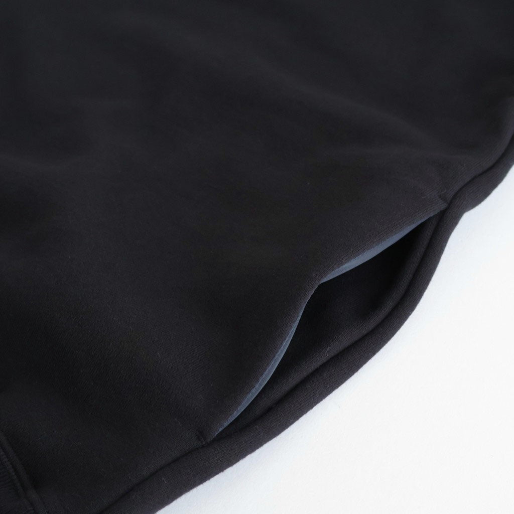 AZUMA Terry Pullover Polo Sweat #BLACK [GU261-70243B]